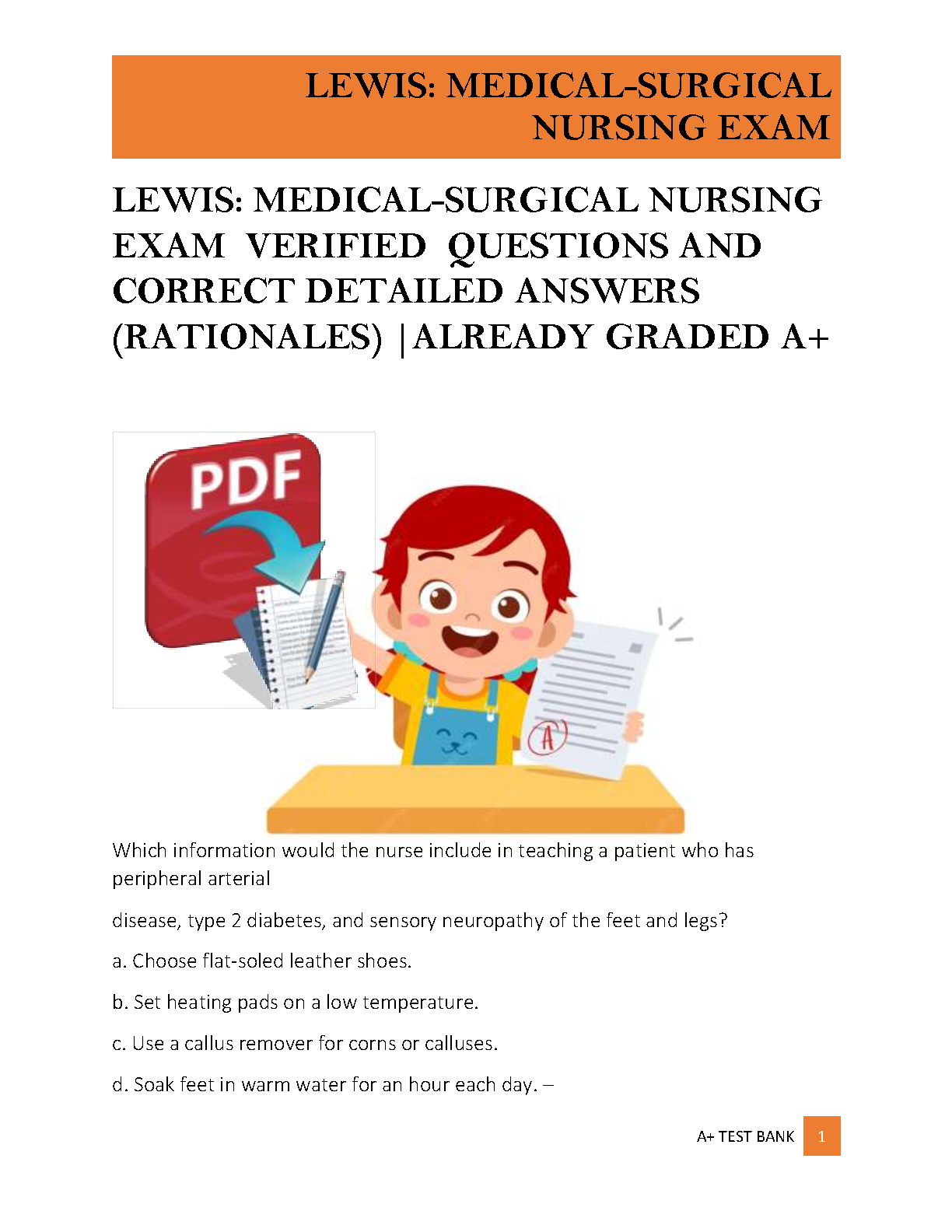 Lewis's Medical-Surgical Nursing Test Bank: 12th Edition Exam Questions, Answers & Rationales Guide for 2026/27 Success