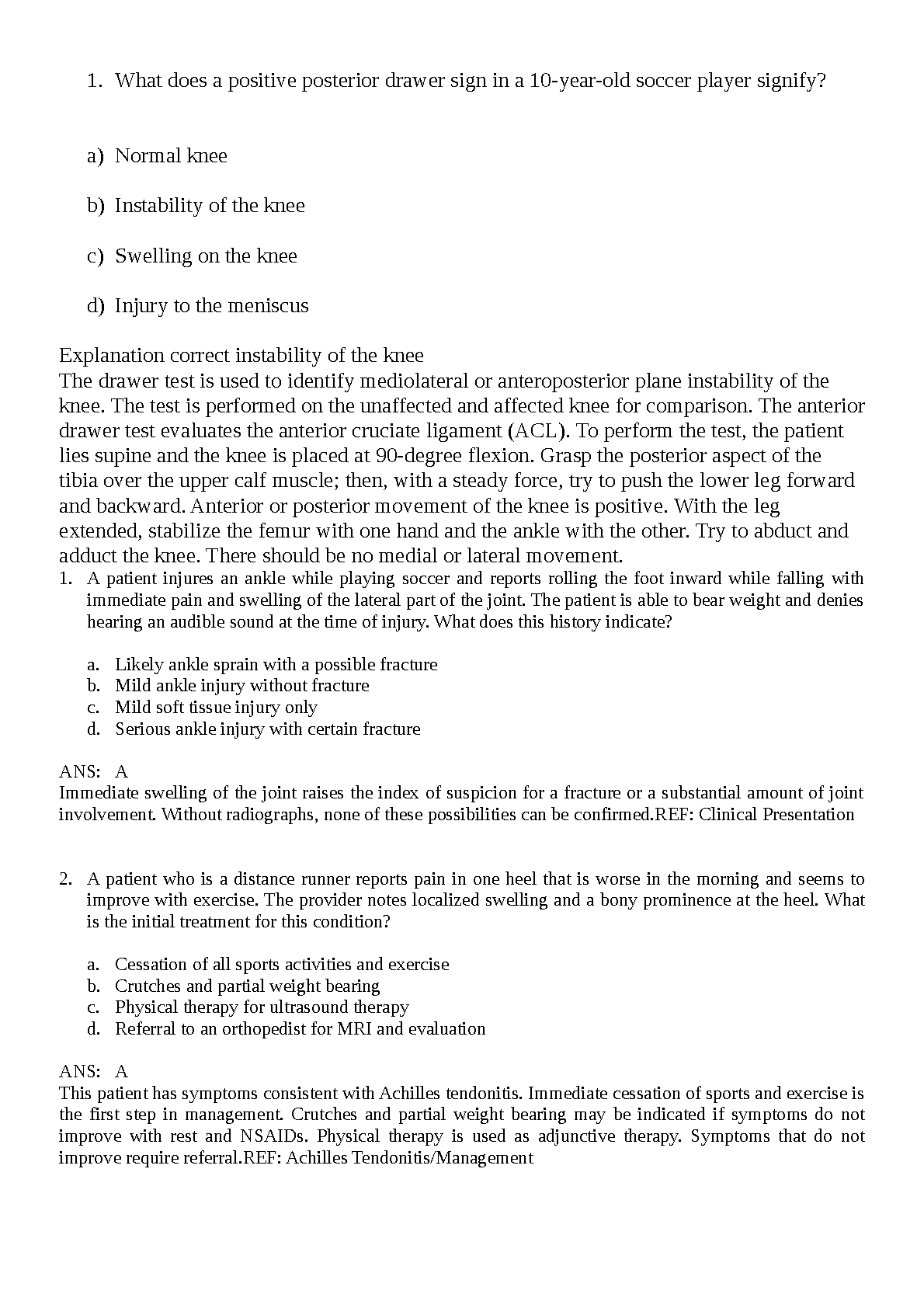 FNP Musculoskeletal Test Bank 2025/26: ANCC/AANP Practice Questions and Rationales for Certification Success