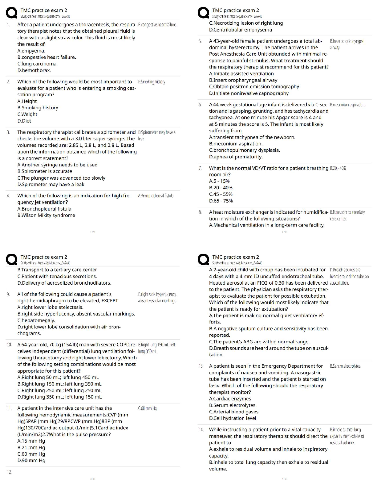 NBRC TMC Exam Test Bank 2025/2026: Latest Edition Practice Questions and Verified Answers for First-Attempt Success