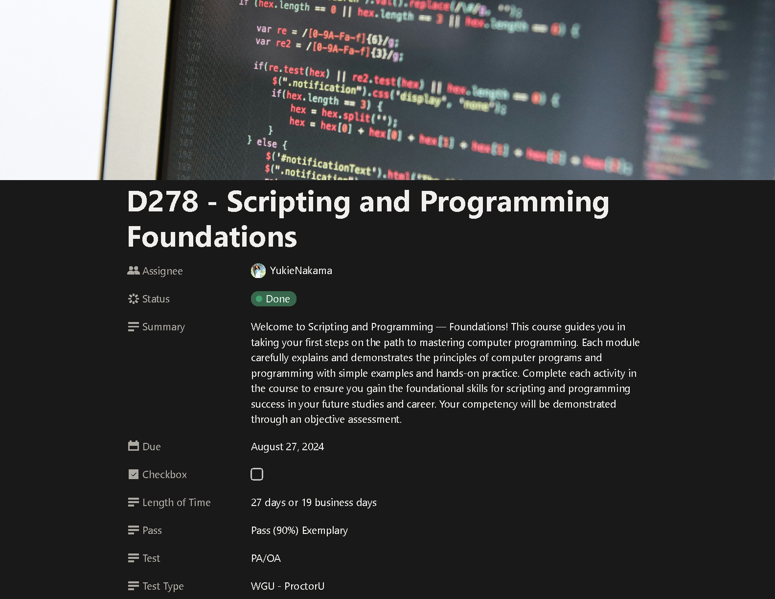 WGU D278 Scripting and Programming Foundations: Comprehensive Exam Elaboration for First-Attempt Pass in 2025/2026 Academic Year