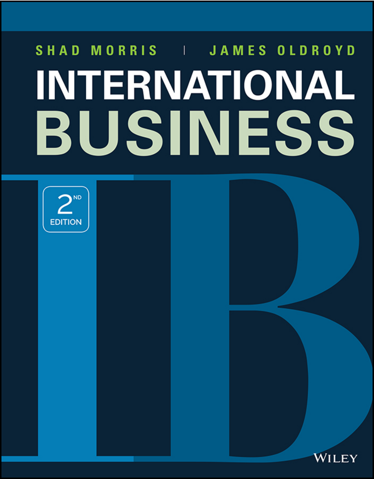 Test Bank For International Business, 2nd Edition by Shad Morris, James Oldroyd
