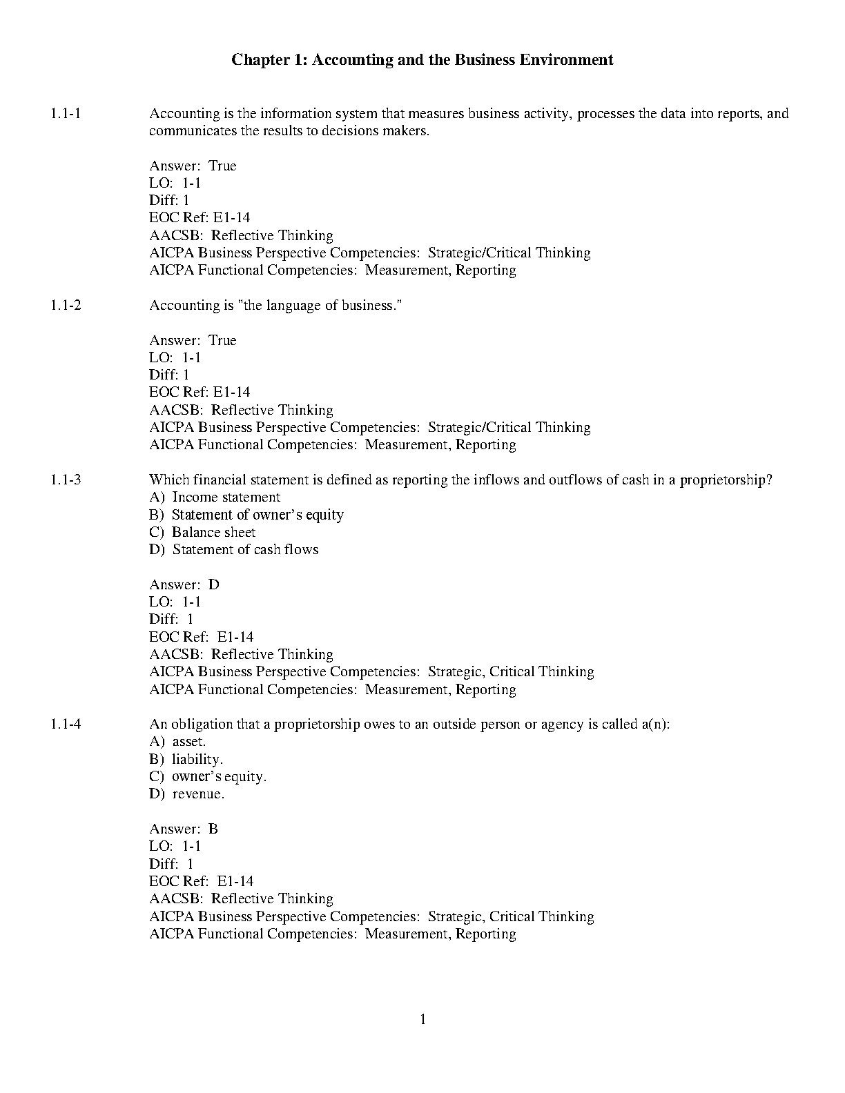 Test Bank for Horngren's Accounting, 13th Edition by Charles T. Horngren, Walter T. Harrison Jr., M. Suzanne Oliver & Tracie L. Miller-Nobles