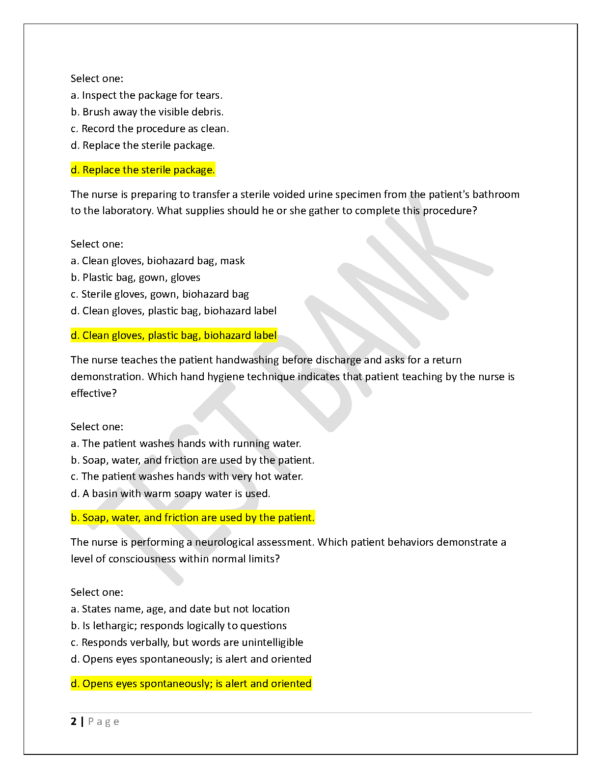 PN 4006 Final Exam Test Bank 1 with Actual Questions and Expert ...