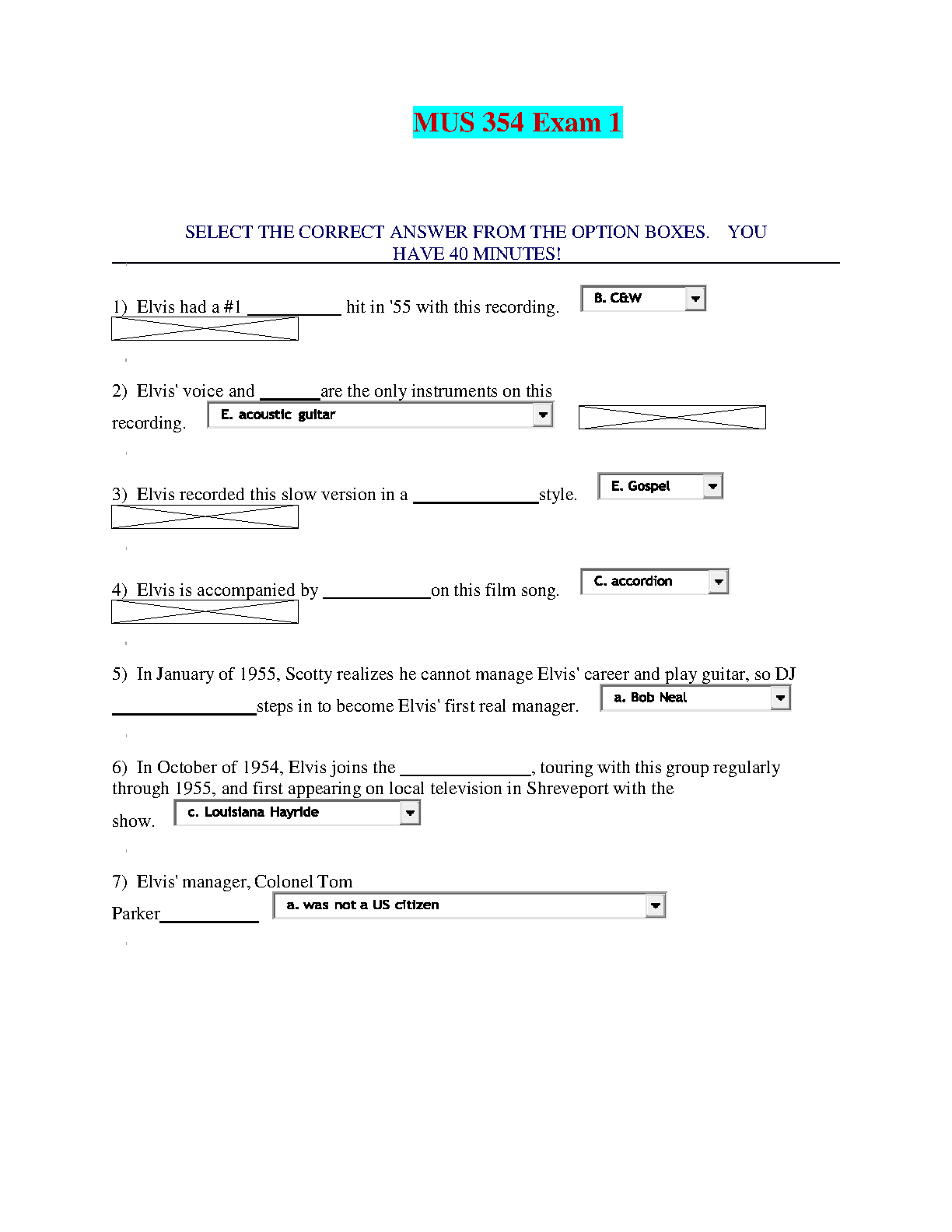 MUS 354 Exam 1 Test Bank: Ace the History of Rock and Roll (2025/2026 Edition)