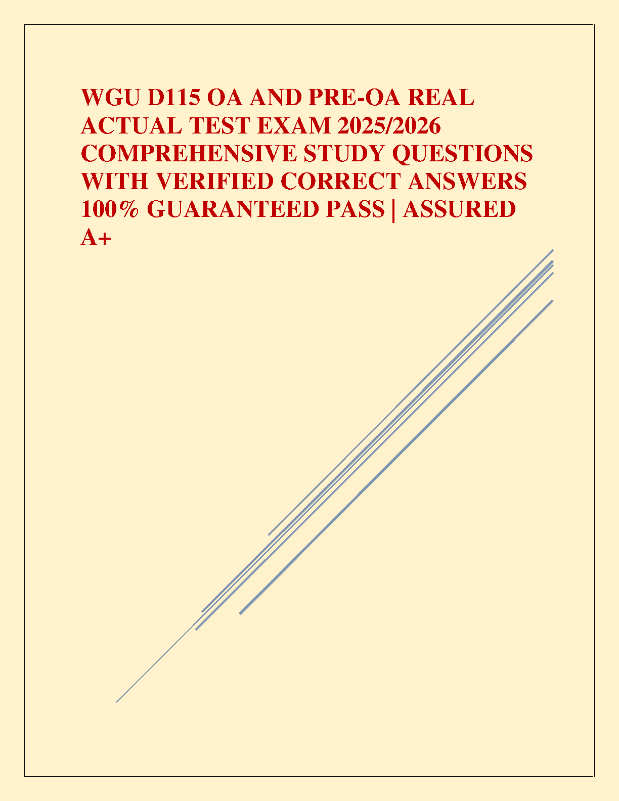 WGU D115 Digital Forensics in Cybersecurity Test Bank with Verified OA Answers for First Try Success 2025/2026