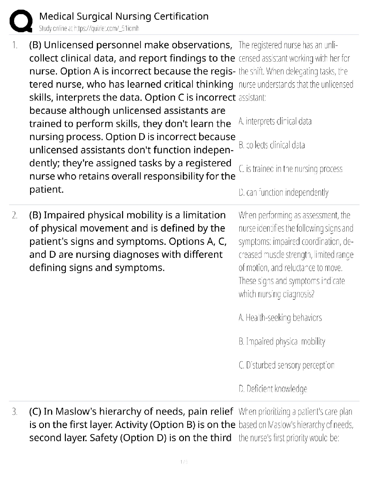 Test Bank for Lewis's Medical-Surgical Nursing, 12th Edition by Harding and Kwong - Complete Q&A with Rationales