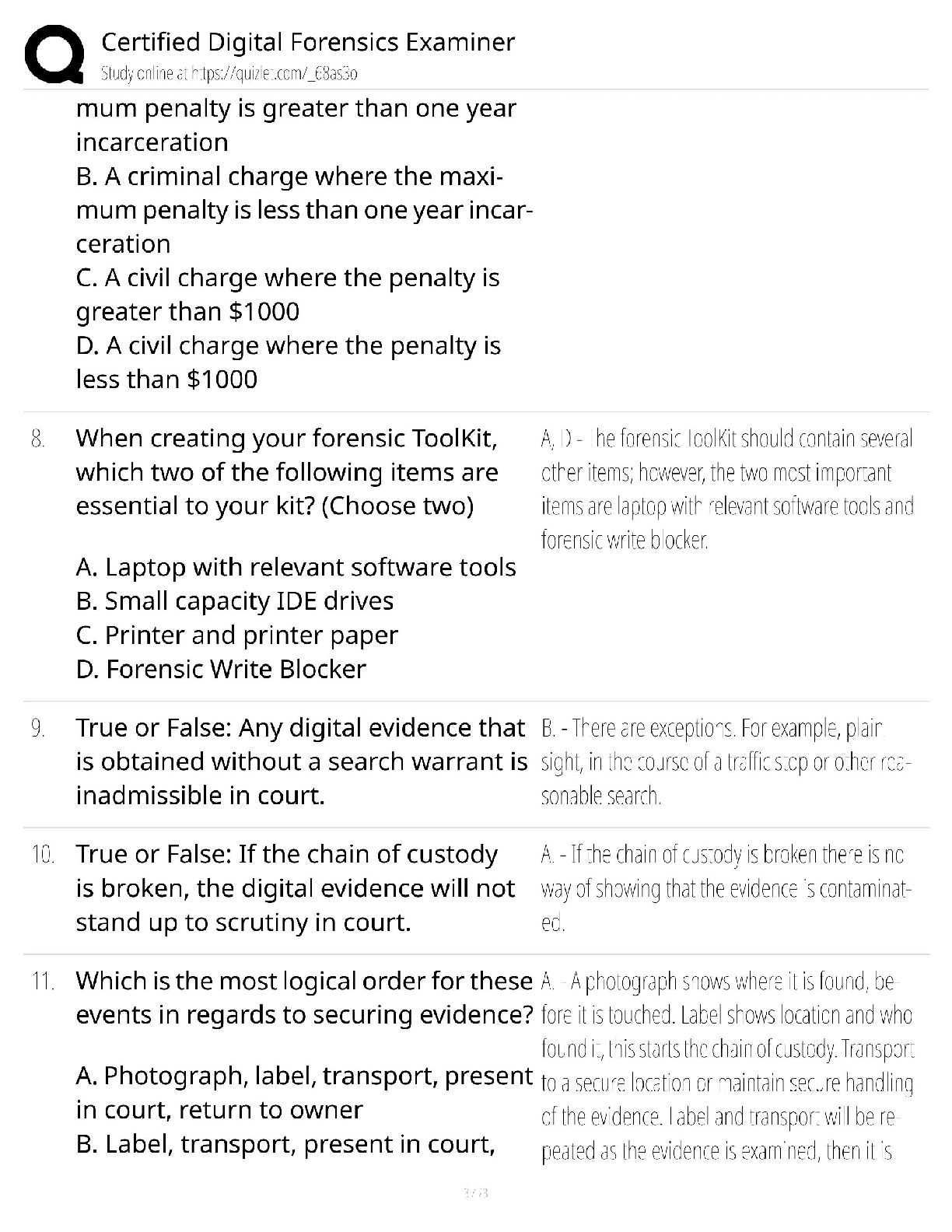 Certified Digital Forensics Examiner (CDFE) Test Bank: Practice ...